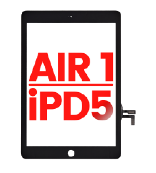 Apple iPad Air 1 / iPad 5 Touch - Black AM Plus