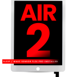 Apple iPad Air 2 Display With Sensor Flex - White AM Plus