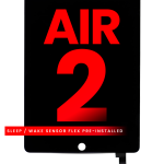 Apple iPad Air 2 Display With Sensor Flex - Black AM Plus