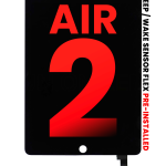 Apple iPad Air 2 Display With Sensor Flex - Black AM Plus