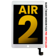 Apple iPad Air 2 Display With Sensor Flex - White Refurbished
