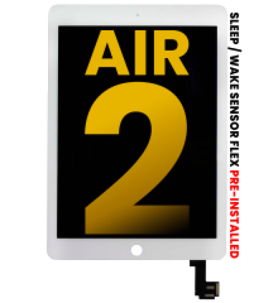 Apple iPad Air 2 Display With Sensor Flex - White Refurbished