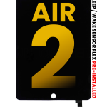 Apple iPad Air 2 Display With Sensor Flex - Black Refurbished