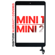 Apple iPad Mini 1 / iPad Mini 2 Touch with Home Button + IC Chip - Black Am Pro