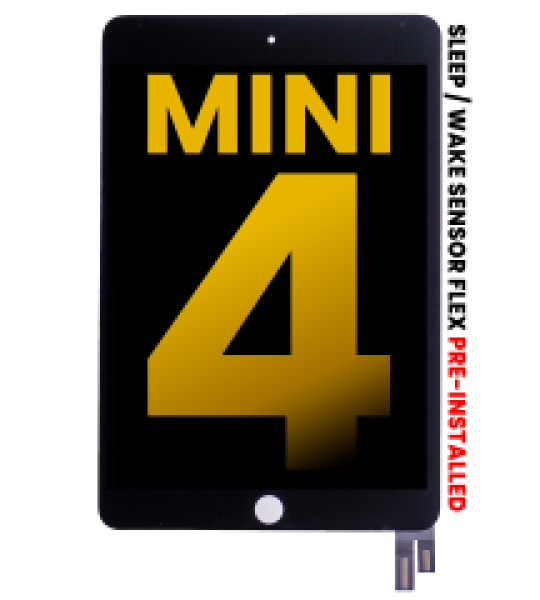 Apple iPad Mini 4 Display With Sensor Flex - Black Refurbished