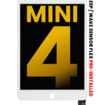 Apple iPad Mini 4 Display With Sensor Flex - White Refurbished