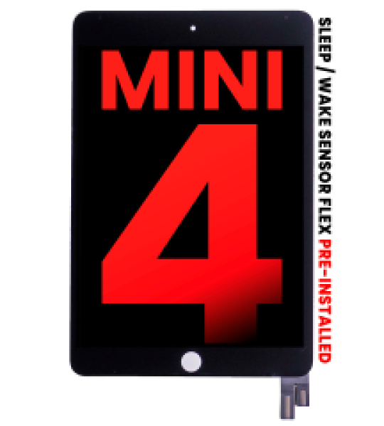 Apple iPad Mini 4 Display With Sensor Flex - Black AM Plus