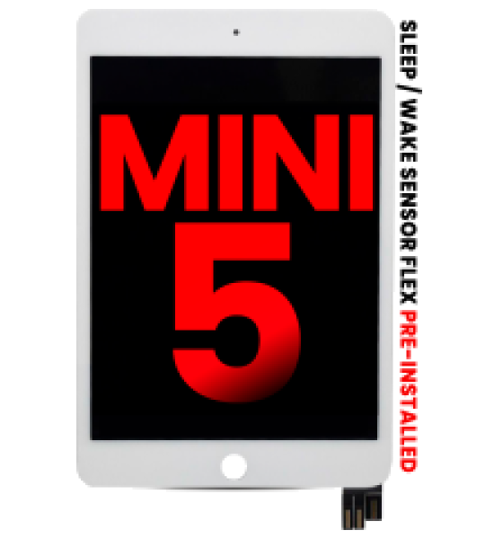 Apple iPad Mini 5 Display With Sensor Flex - White AM Plus