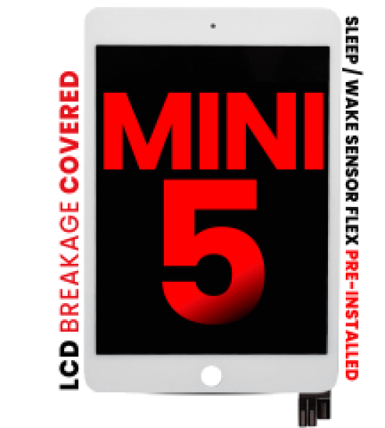Apple iPad Mini 5 Display With Sensor Flex - White AM Pro