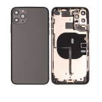 Apple iPhone 11 Pro Max Housing with Small Parts (No Charger Flex) - Space Gray Pulled C
