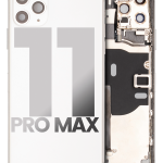 Apple iPhone 11 Pro Max Housing with Small Parts (No Charger Flex) - Silver Pulled A