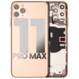 Apple iPhone 11 Pro Max Housing with Small Parts (No Charger Flex) - Gold Pulled A