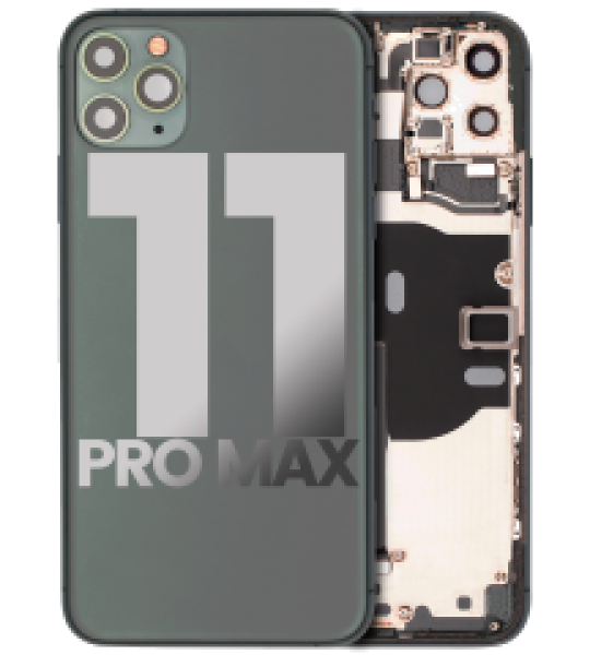 Apple iPhone 11 Pro Max Housing with Small Parts (No Charger Flex) - Midnight Green Pulled A