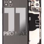 Apple iPhone 11 Pro Max Housing with Small Parts (No Charger Flex) - Space Gray Pulled B