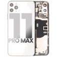 Apple iPhone 11 Pro Max Housing with Small Parts (No Charger Flex) - Silver Pulled B