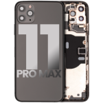 Apple iPhone 11 Pro Max Housing with Small Parts (No Charger Flex) - Space Gray Pulled C