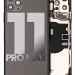 Apple iPhone 11 Pro Max Housing with Small Parts (No Charger Flex) - Space Gray Pulled C