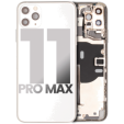 Apple iPhone 11 Pro Max Housing with Small Parts (No Charger Flex) - Silver Pulled C