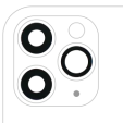 Apple iPhone 11 Pro / 11 Pro Max Back Camera Lens 3 Piece Set (10 Pack) OEM-Equivalent