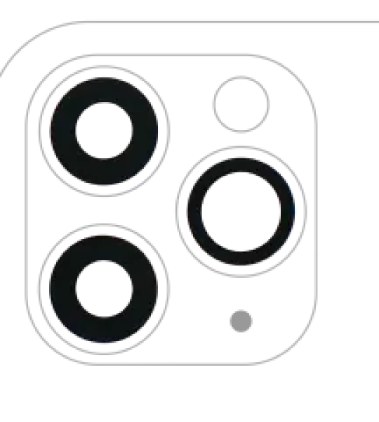 Apple iPhone 11 Pro / 11 Pro Max Back Camera Lens 3 Piece Set (10 Pack) OEM-Equivalent