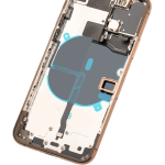 Apple iPhone 11 Pro Housing with Small Parts (No Charger Flex) - Gold Pulled B