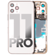 Apple iPhone 11 Pro Housing with Small Parts (No Charger Flex) - Silver Pulled A