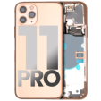 Apple iPhone 11 Pro Housing with Small Parts (No Charger Flex) - Gold Pulled A