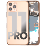 Apple iPhone 11 Pro Housing with Small Parts (No Charger Flex) - Gold Pulled A