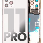 Apple iPhone 11 Pro Housing with Small Parts (No Charger Flex) - Silver Pulled B