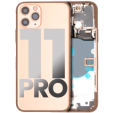 Apple iPhone 11 Pro Housing with Small Parts (No Charger Flex) - Gold Pulled B