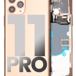Apple iPhone 11 Pro Housing with Small Parts (No Charger Flex) - Gold Pulled B