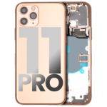 Apple iPhone 11 Pro Housing with Small Parts (No Charger Flex) - Gold Pulled C