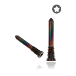 Apple iPhone X to 14 Series Bottom Screw Set (100 Pack) - Black