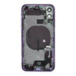 Apple iPhone 11 Housing with Small Parts (No Charger Flex) - Purple Pulled A