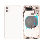 Apple iPhone 11 Housing with Small Parts (No Charger Flex) - White Pulled C
