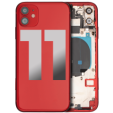Apple iPhone 11 Housing with Small Parts (No Charger Flex) - Red Pulled B