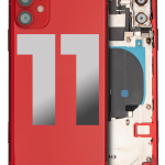 Apple iPhone 11 Housing with Small Parts (No Charger Flex) - Red Pulled B
