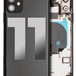 Apple iPhone 11 Housing with Small Parts (No Charger Flex) - Black Pulled C