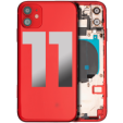 Apple iPhone 11 Housing with Small Parts (No Charger Flex) - Red Pulled C