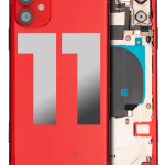 Apple iPhone 11 Housing with Small Parts (No Charger Flex) - Red Pulled C