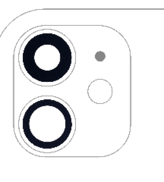 Apple iPhone 11 Back Camera Lens 2 Piece Set (10 Pack) OEM-Equivalent