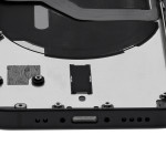 Apple iPhone 12 Mini Housing with Small Parts (No Charger Flex) - Black Pulled C