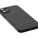 Apple iPhone 12 Mini Housing with Small Parts (No Charger Flex) - Black Pulled C