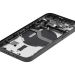 Apple iPhone 12 Mini Housing with Small Parts (No Charger Flex) - Black Pulled C