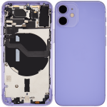Apple iPhone 12 Mini Housing with Small Parts (No Charger Flex) - Purple Pulled B