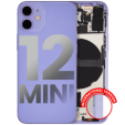 Apple iPhone 12 Mini Housing with Small Parts (No Charger Flex) - Purple Pulled B