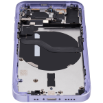 Apple iPhone 12 Mini Housing with Small Parts (No Charger Flex) - Purple Pulled B