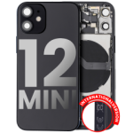 Apple iPhone 12 Mini Housing with Small Parts (No Charger Flex) - Black Pulled B