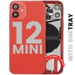 Apple iPhone 12 Mini Housing with Small Parts - Red Pulled A