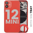 Apple iPhone 12 Mini Housing with Small Parts - Red Pulled B